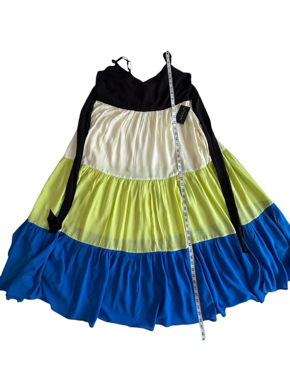 Kate Spade NWT Colorblock Midi Dress M Bow Back Resort Cruise Vacation Summer - Picture 11 of 15